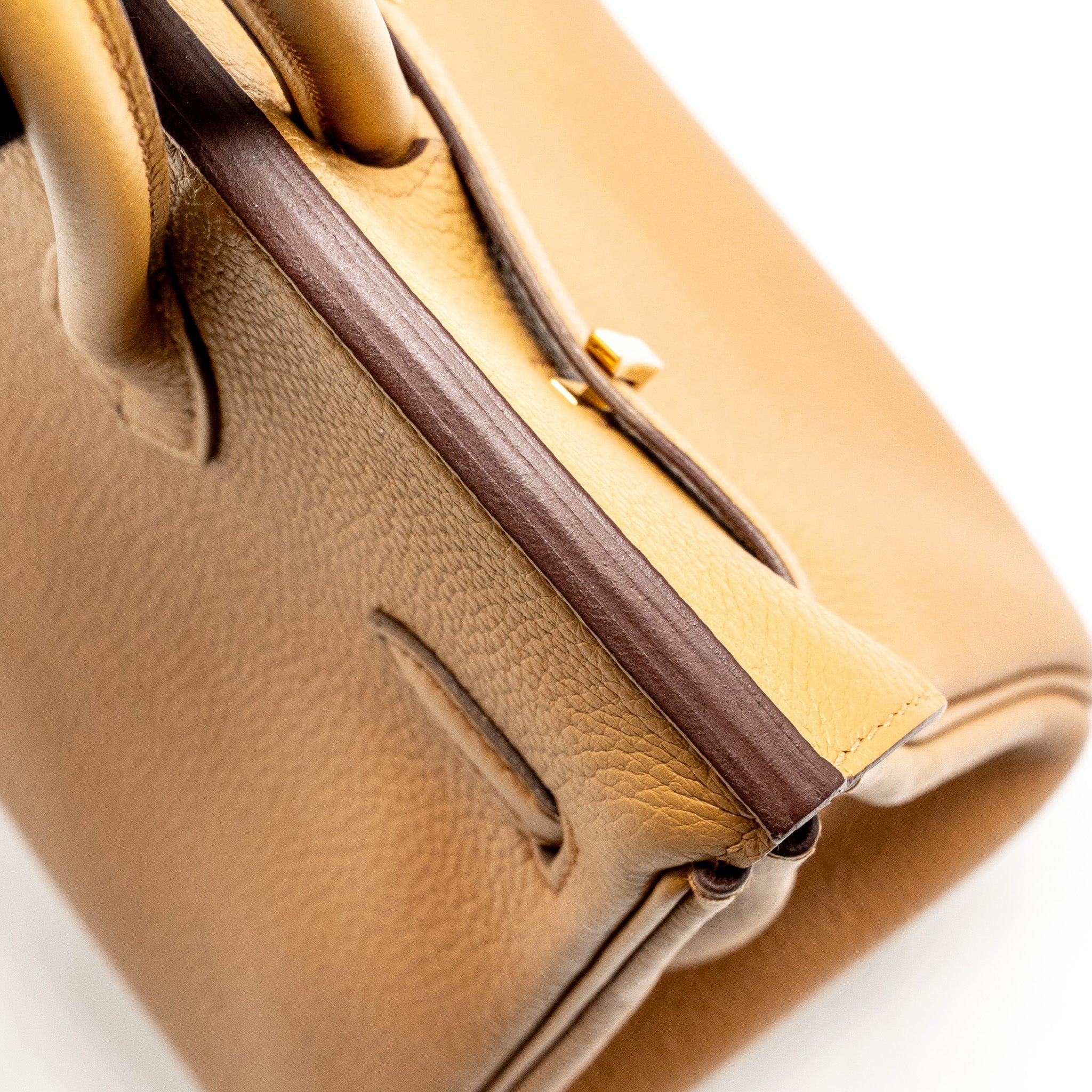HERMES BIRKIN 25 TOGO BISCUIT GHW
