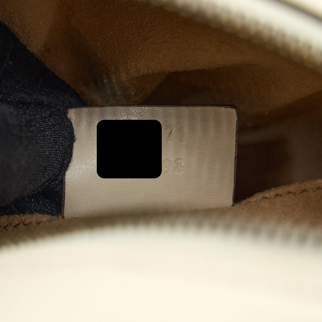GG MARMONT BACKPACK CALFSKIN WHITE GHW