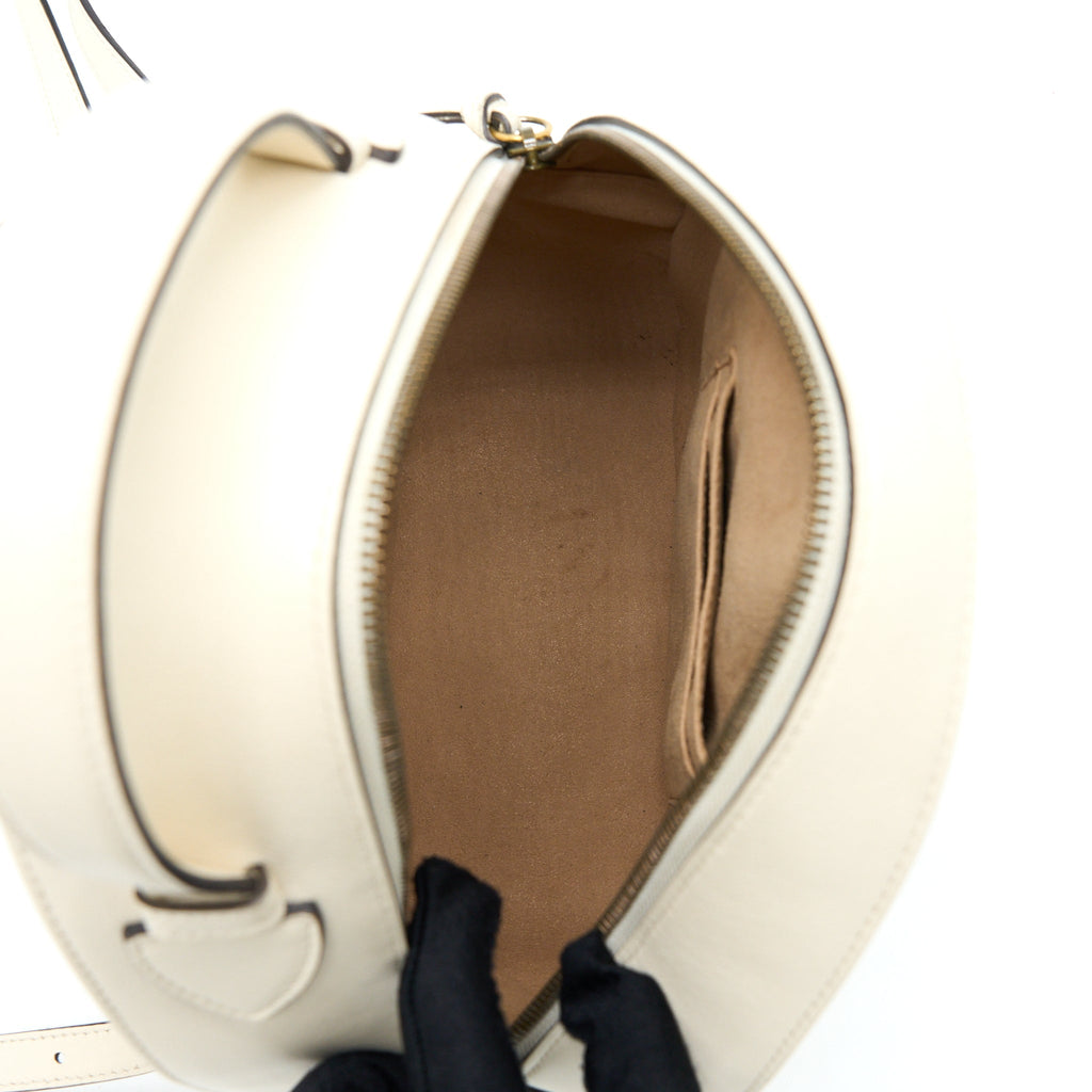 GG MARMONT BACKPACK CALFSKIN WHITE GHW