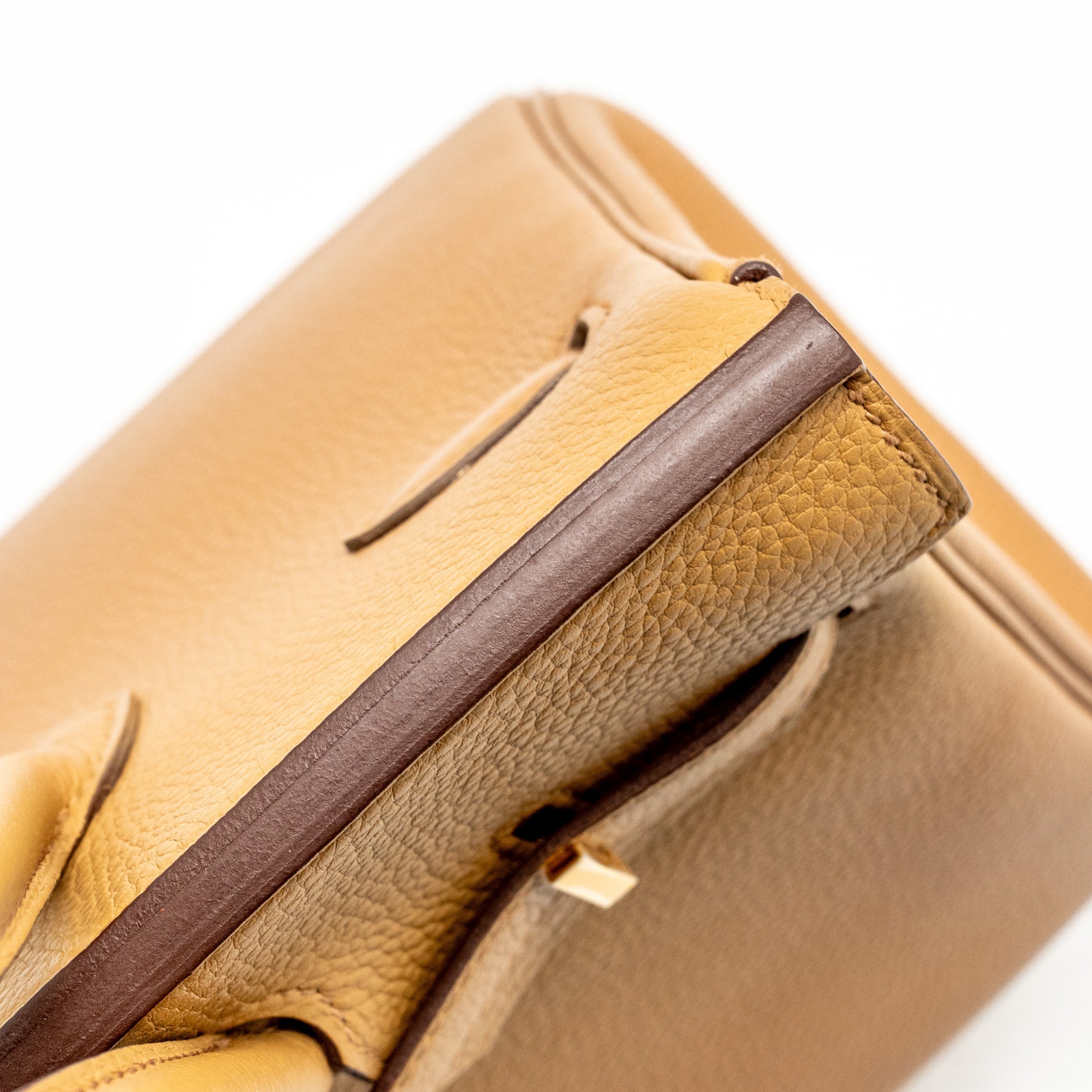 HERMES BIRKIN 25 TOGO BISCUIT GHW