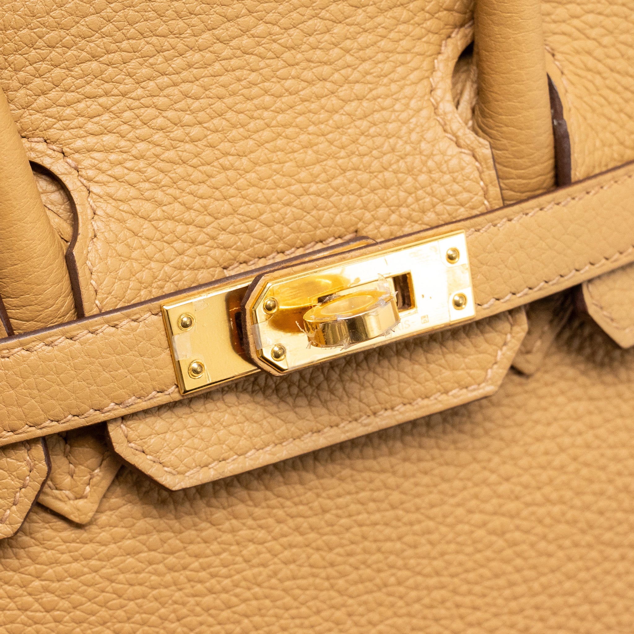 HERMES BIRKIN 25 TOGO BISCUIT GHW