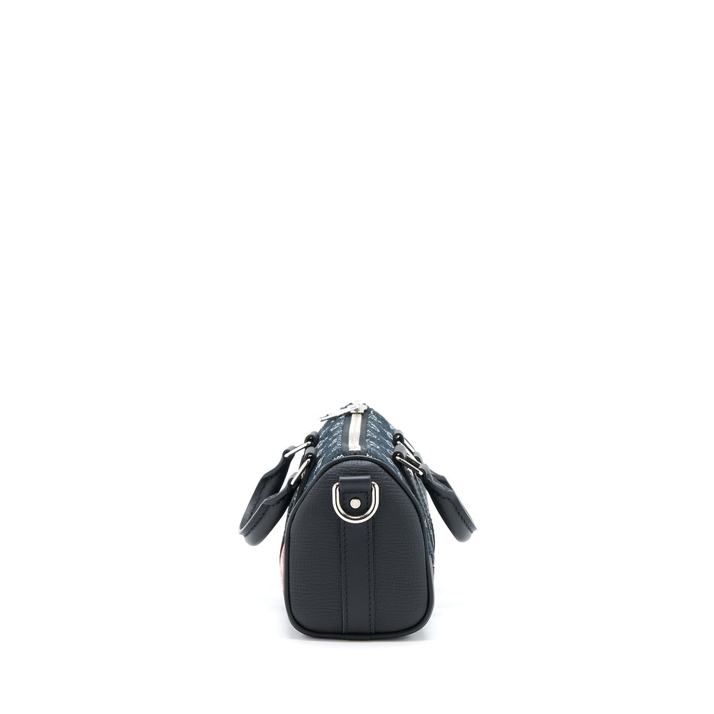 KEEPALL XS DENIM BLACK/LEATHER SHW
