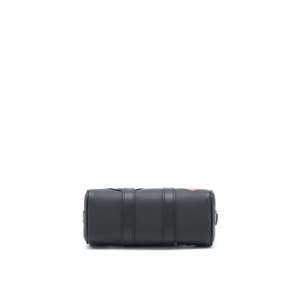 KEEPALL XS DENIM BLACK/LEATHER SHW