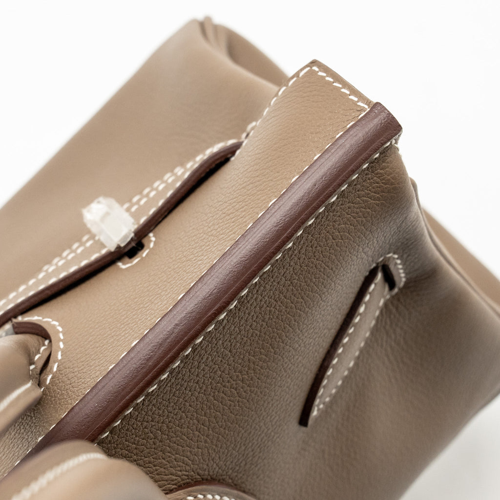 HERMES BIRKIN SHOULDER 29 EVERCOLOR ETOUPE SHW