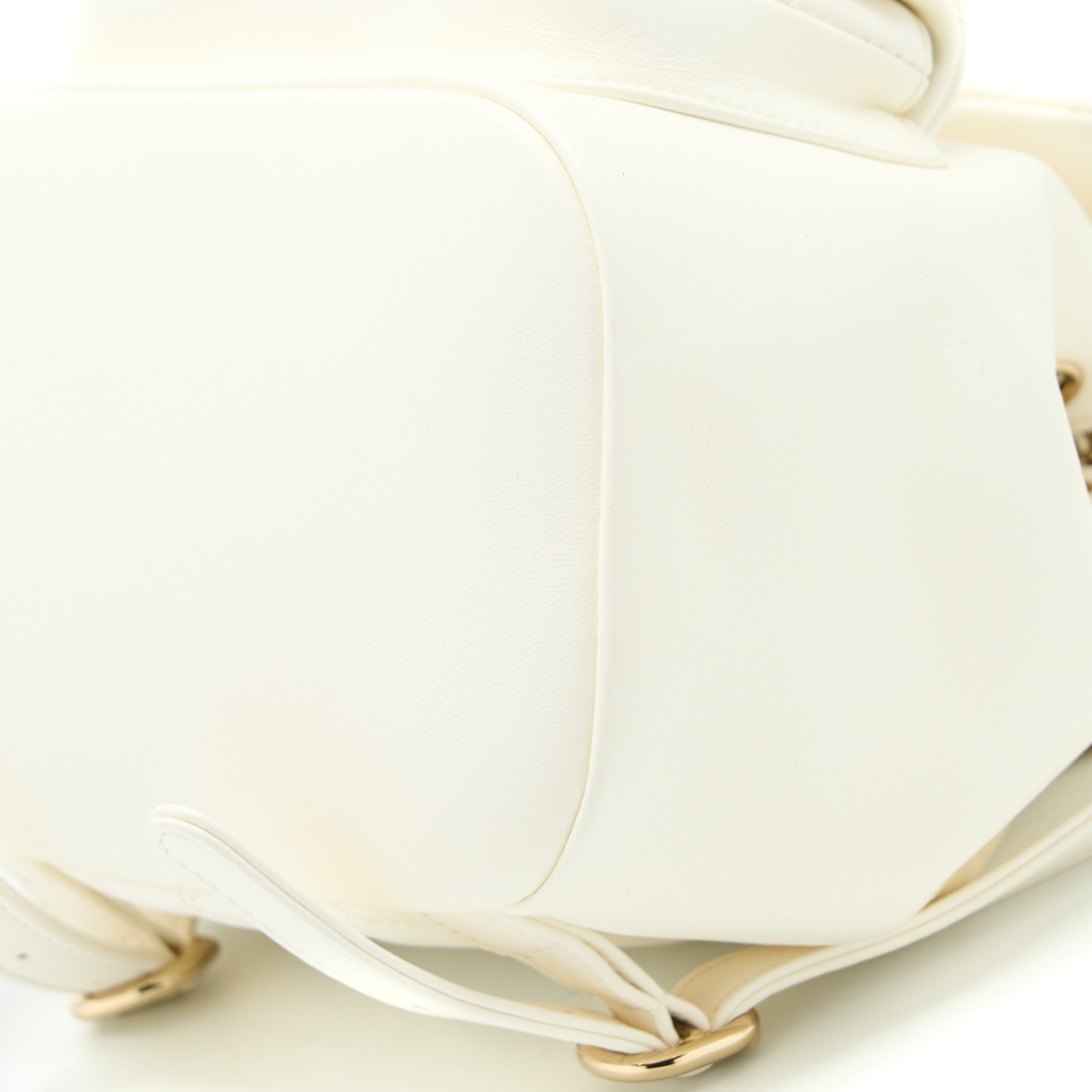 DUMA MINI BACKPACK LAMBSKIN WHITE LGHW (MICROCHIP)