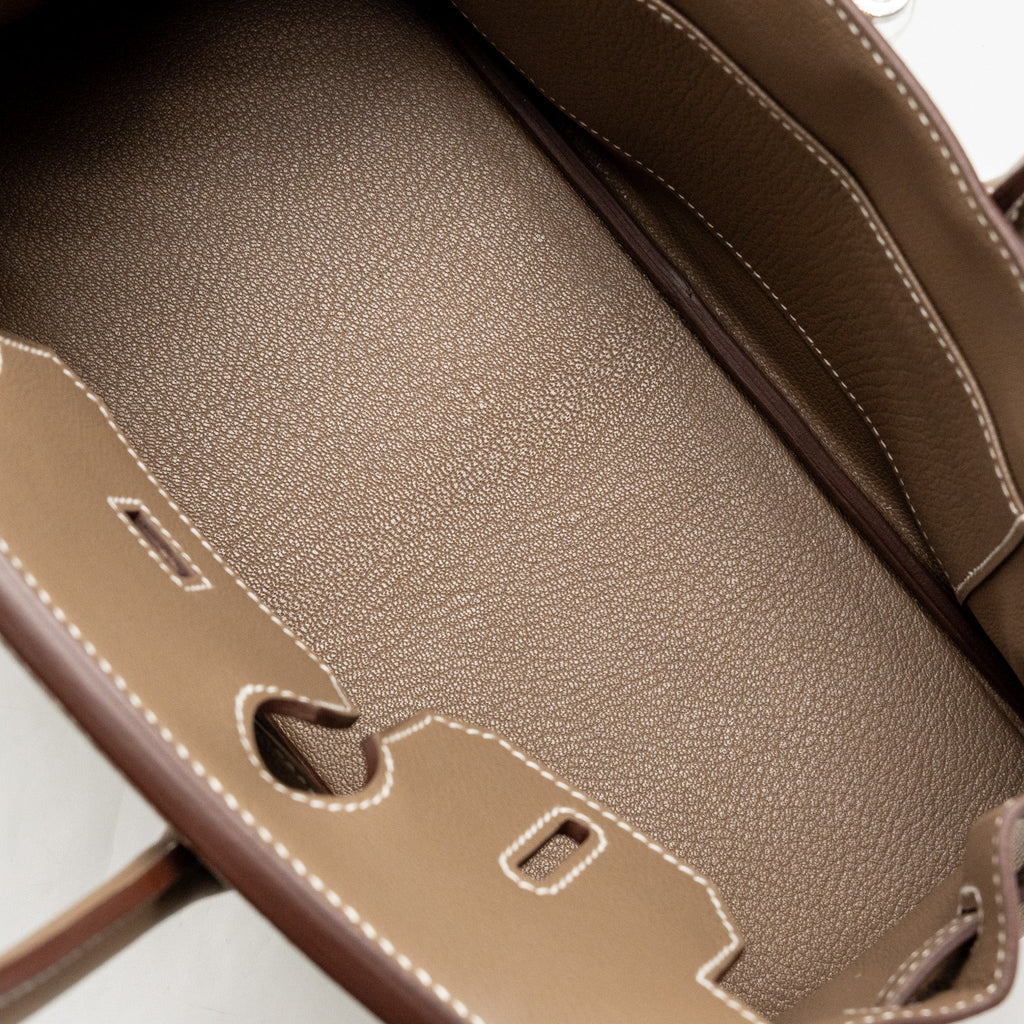 HERMES BIRKIN SHOULDER 29 EVERCOLOR ETOUPE SHW