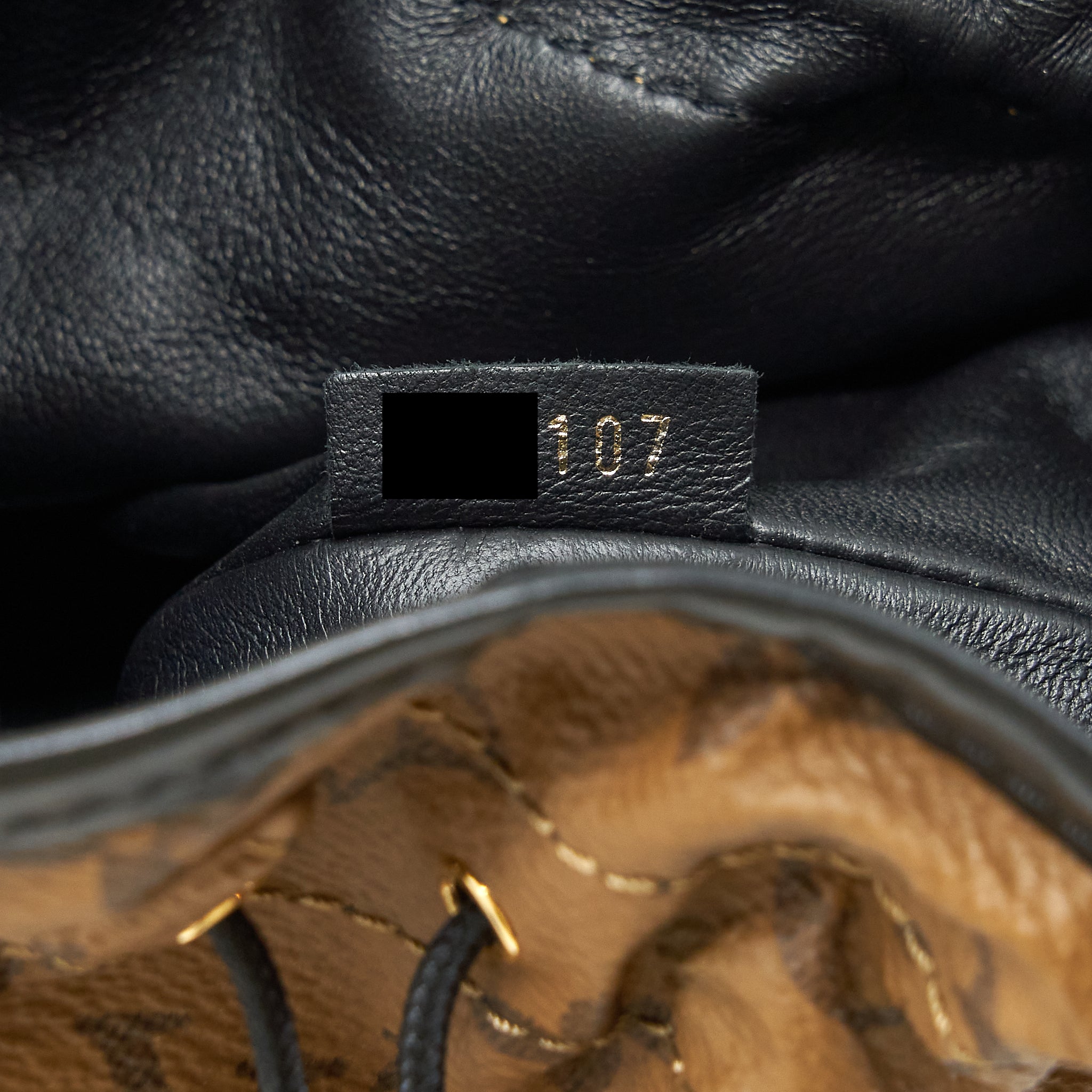 PETIT NOE BUCKET TRUNK MONOGRAM REVERSE CANVAS LIMITED EDITION
