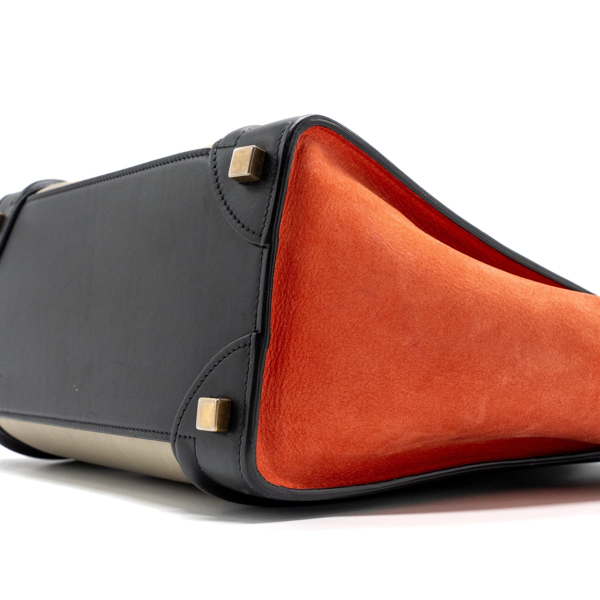 MICRO LUGGAGE CALFSKIN / SUEDE LEATHER MULTICOLOUR GHW