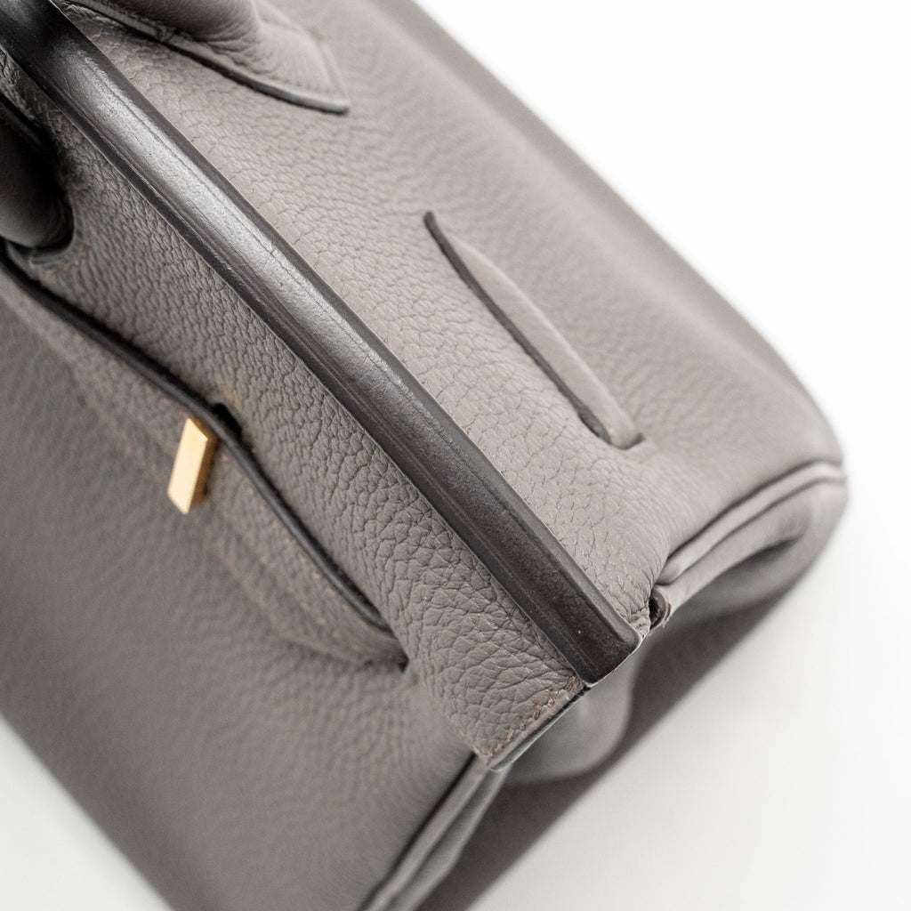 HERMES BIRKIN 30 TOGO GRIS ETAIN RGHW