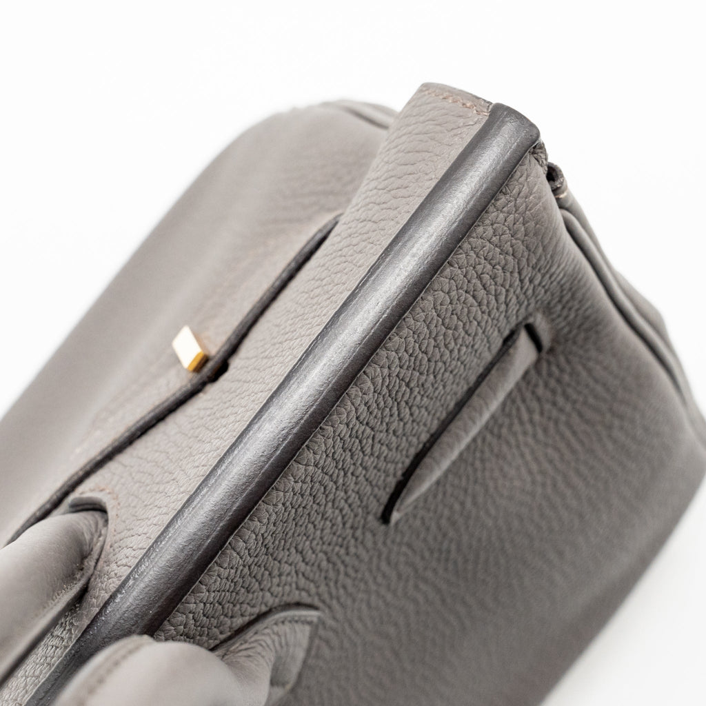 HERMES BIRKIN 30 TOGO GRIS ETAIN RGHW