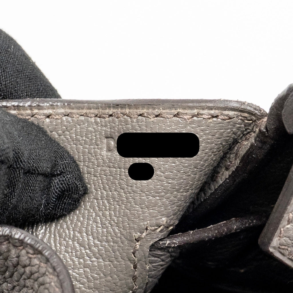 HERMES BIRKIN 30 TOGO GRIS ETAIN RGHW