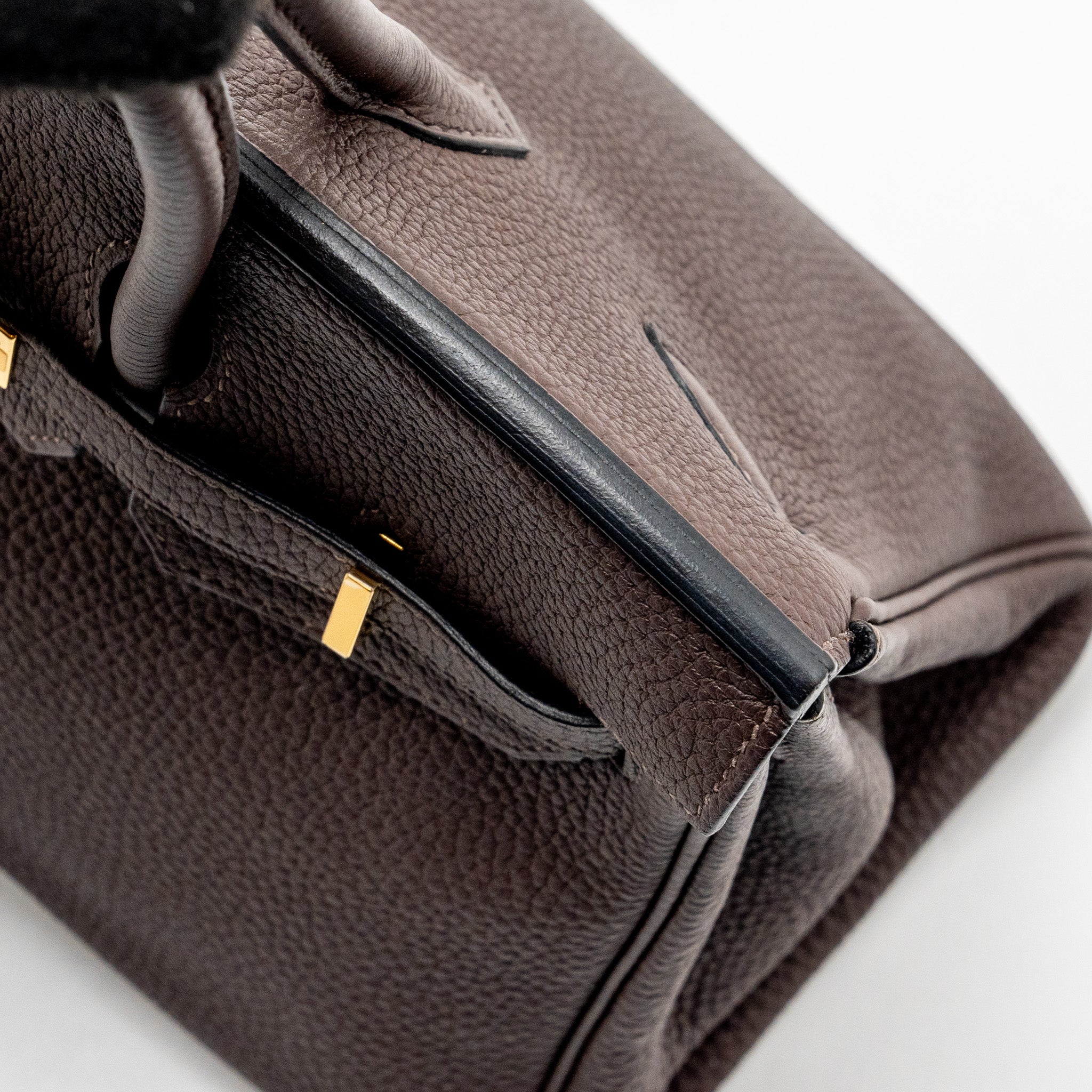 HERMES BIRKIN 25 TOGO EBENE GHW