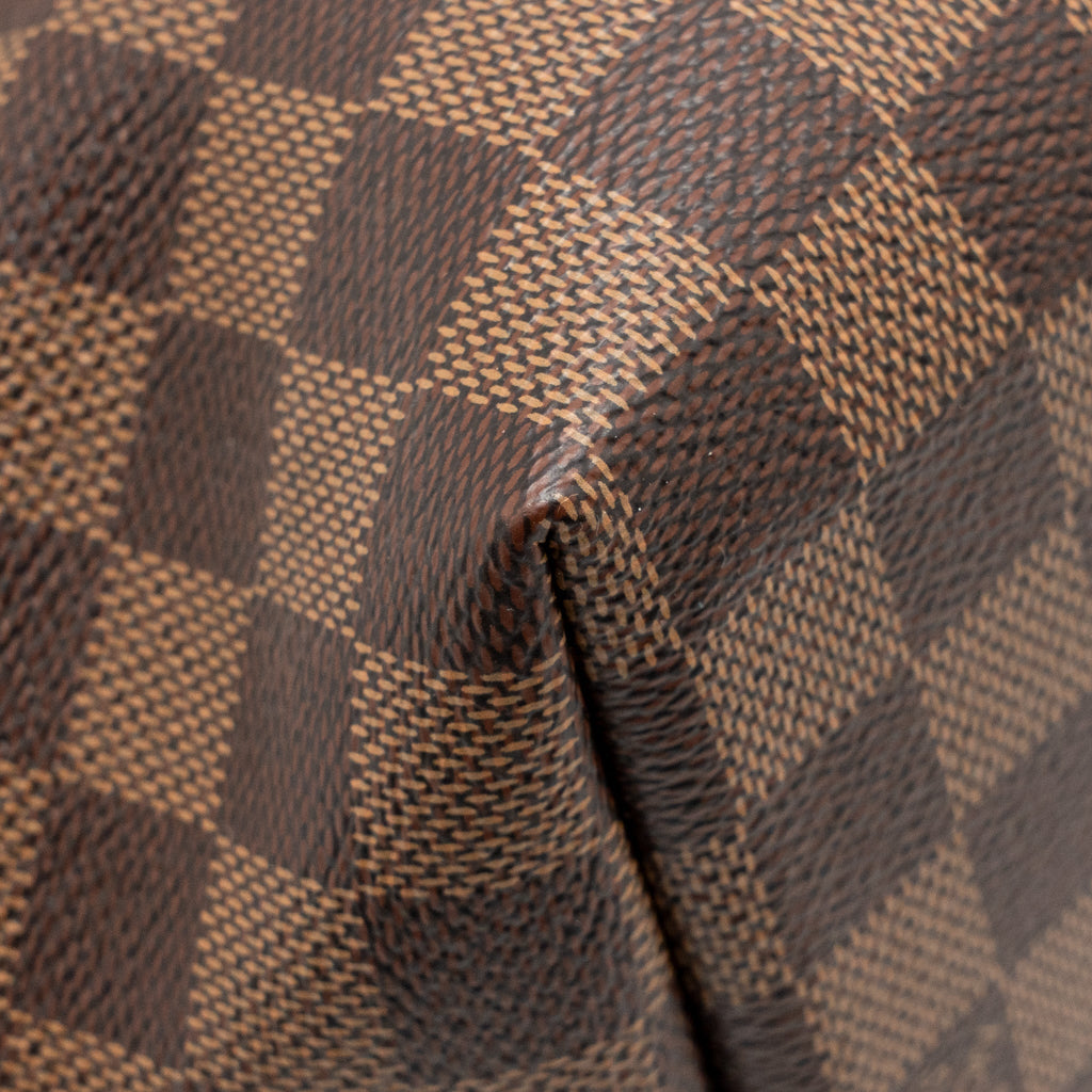 CLAPTON BACKPACK DAMIER EBENE CANVAS/LEATHER LIGHT PINK GHW
