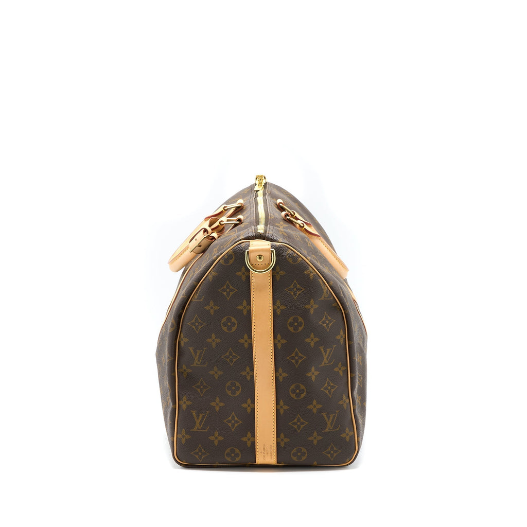 KEEPALL BANDOULIERE 50 MONOGRAM CANVAS GHW