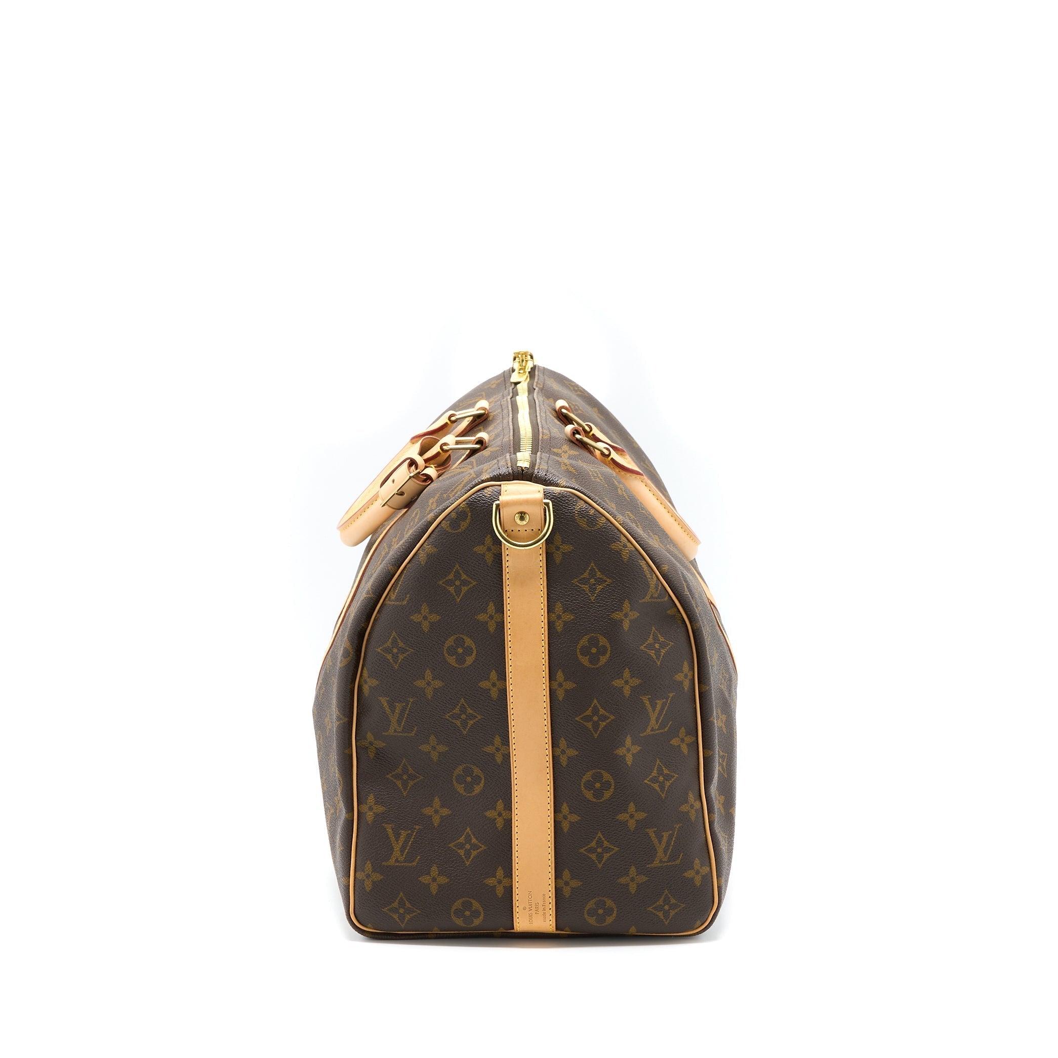 KEEPALL BANDOULIERE 50 MONOGRAM CANVAS GHW