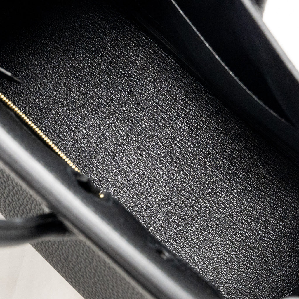 HERMES BIRKIN 25 TOGO BLACK GHW