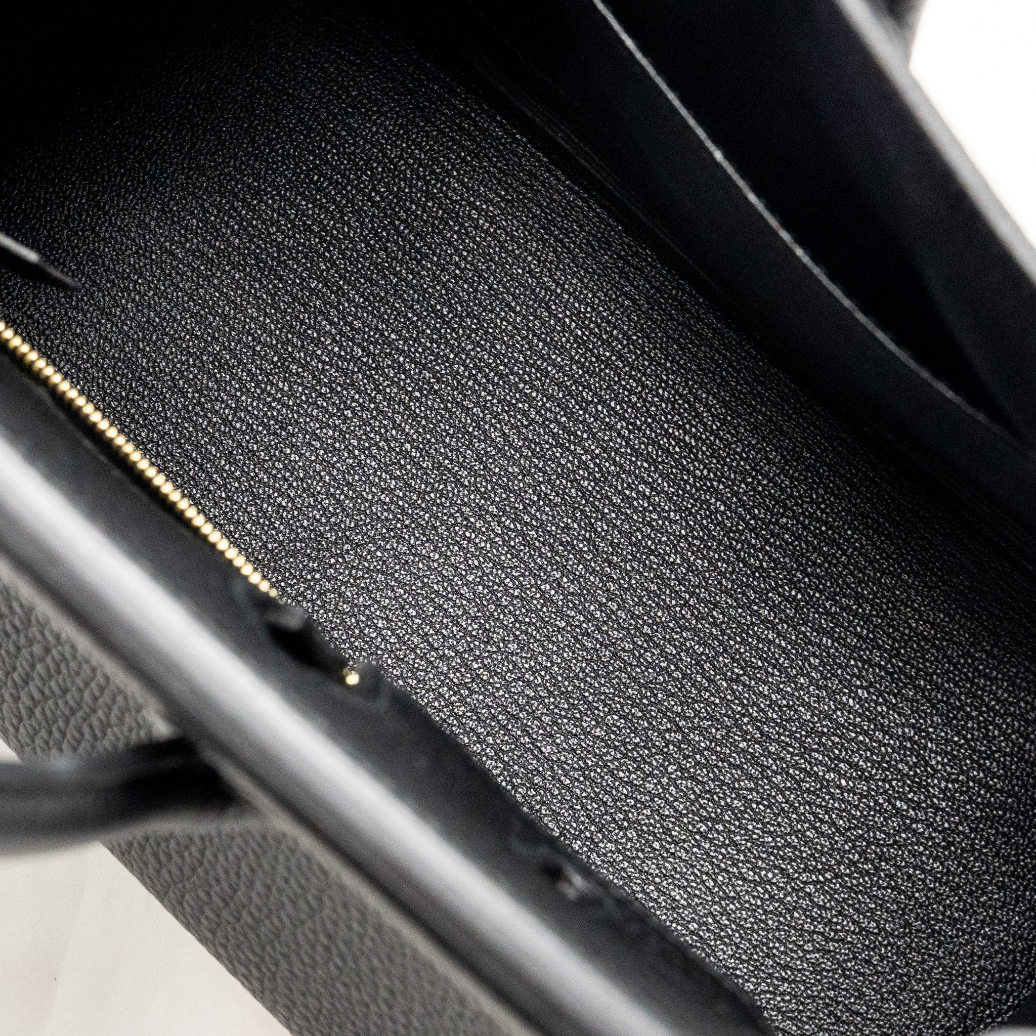 HERMES BIRKIN 25 TOGO BLACK GHW