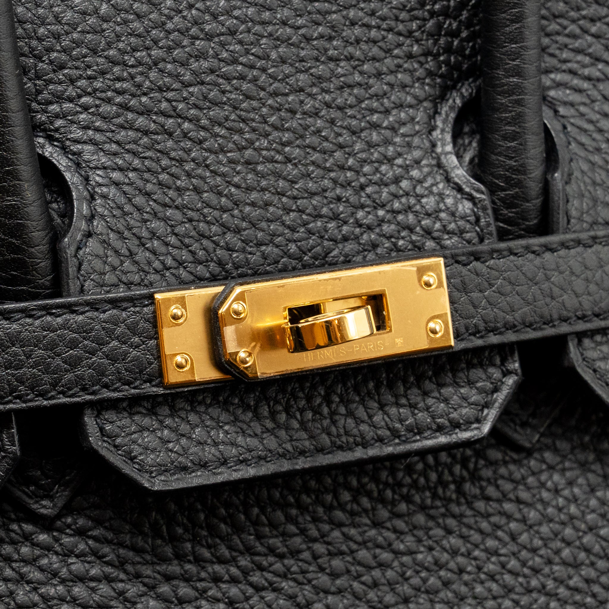 HERMES BIRKIN 25 TOGO BLACK GHW