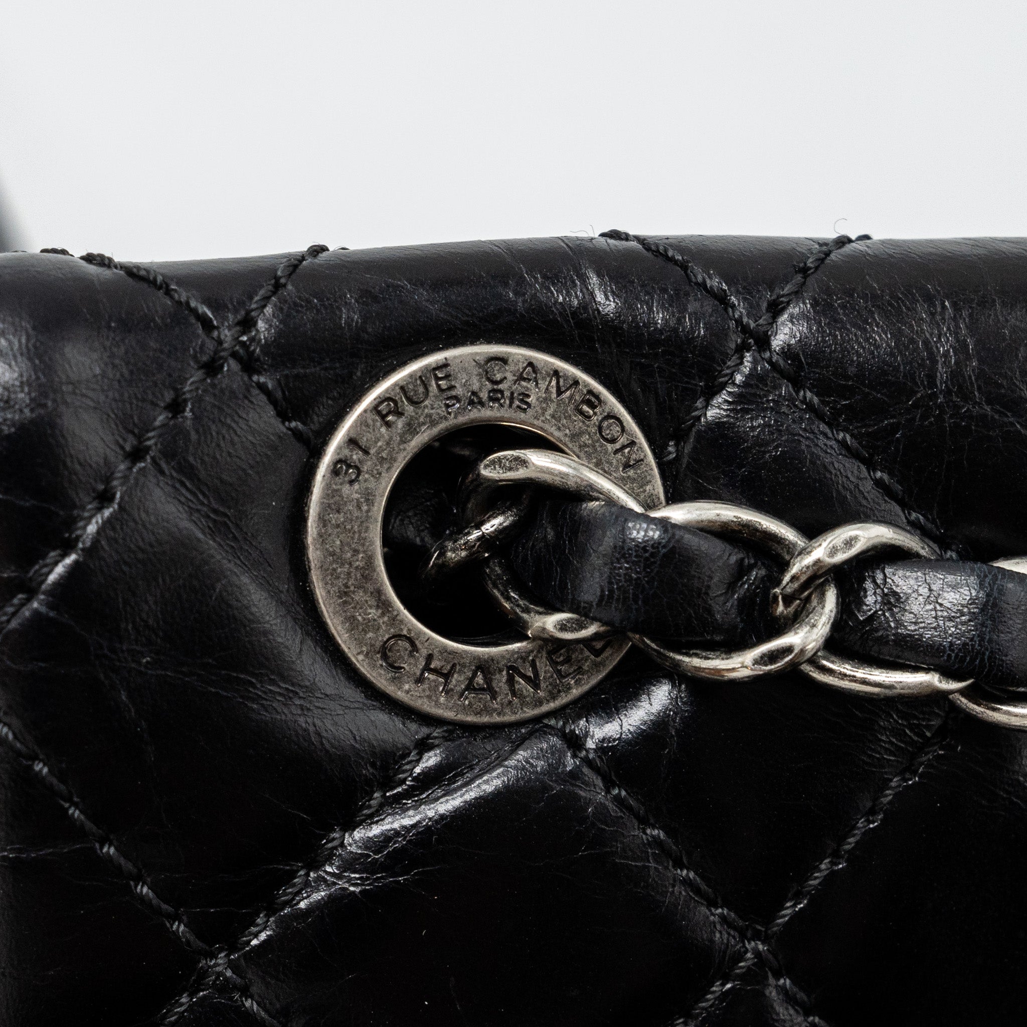 LARGE QUILTED MOUNTAIN  BACKPACK CALFSKIN BLACK SHW