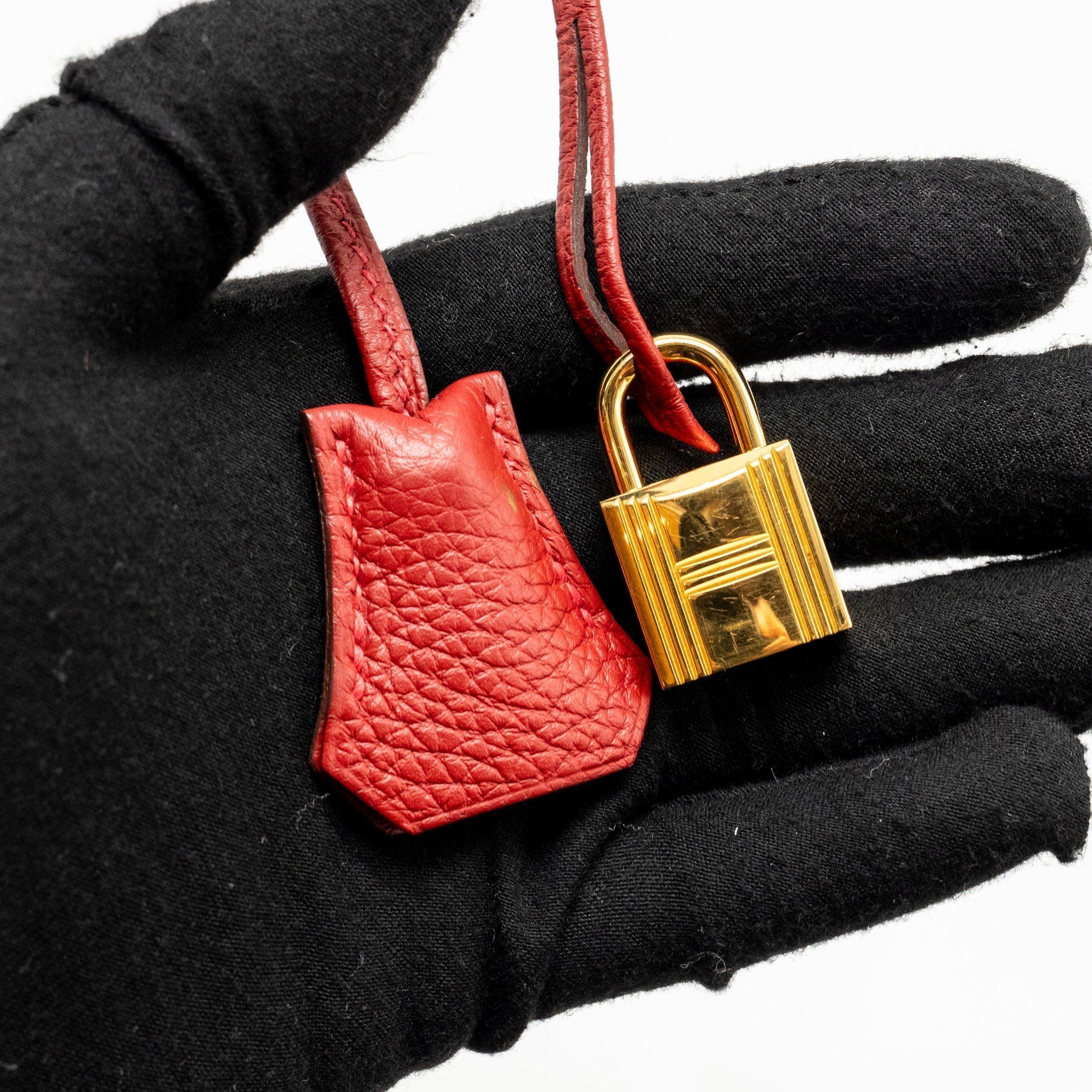 HERMES BIRKIN 35 TOGO ROUGE VIF GHW