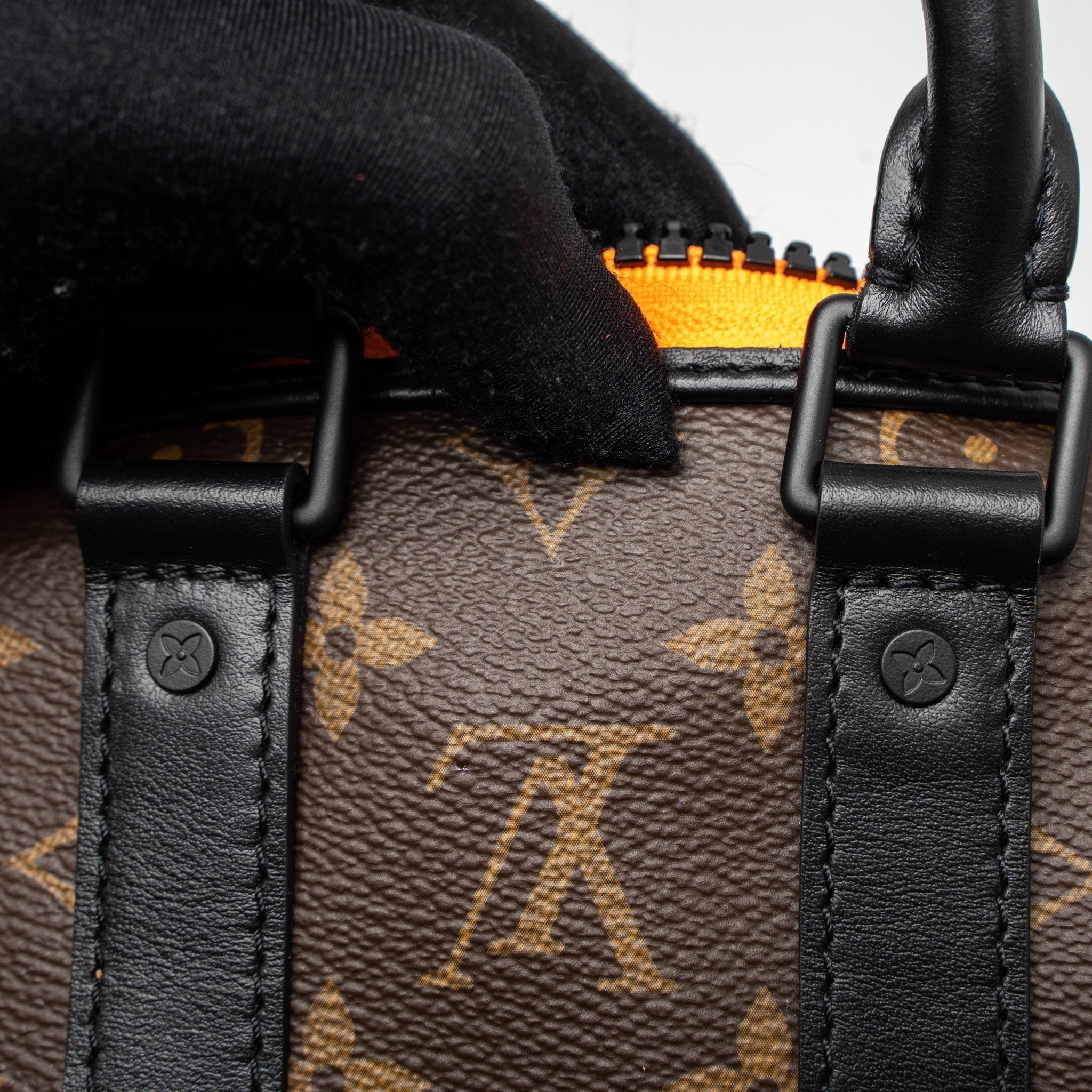 KEEPALL XS ZOOM WITH FRIENDS MONOGRAM CANVAS BLACK HARDWARE (NEW VERSION)