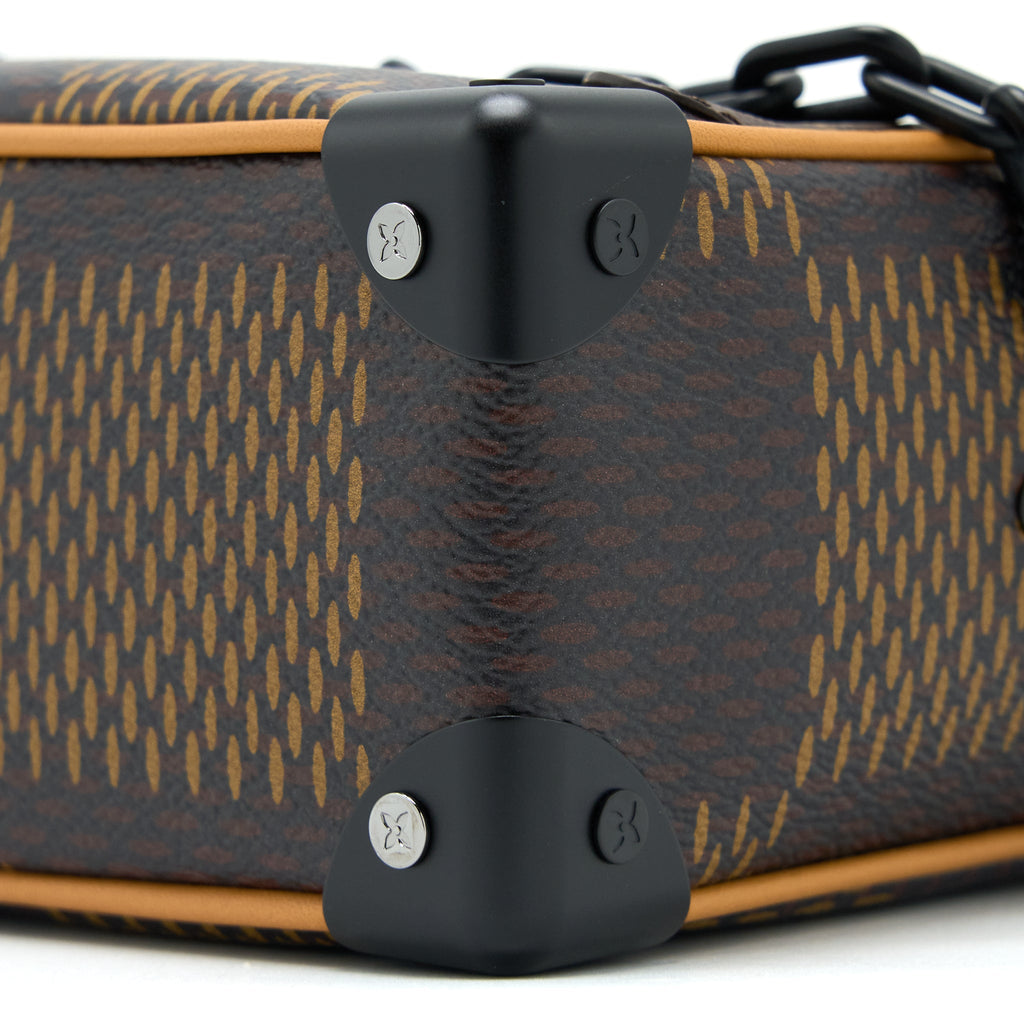 X NIGO MINI SOFT TRUNK DAMIER EBENE MATTE BLACK HARDWARE