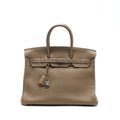 HERMES BIRKIN 35 TOGO ETOUPE SHW