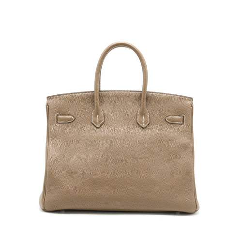 HERMES BIRKIN 35 TOGO ETOUPE SHW