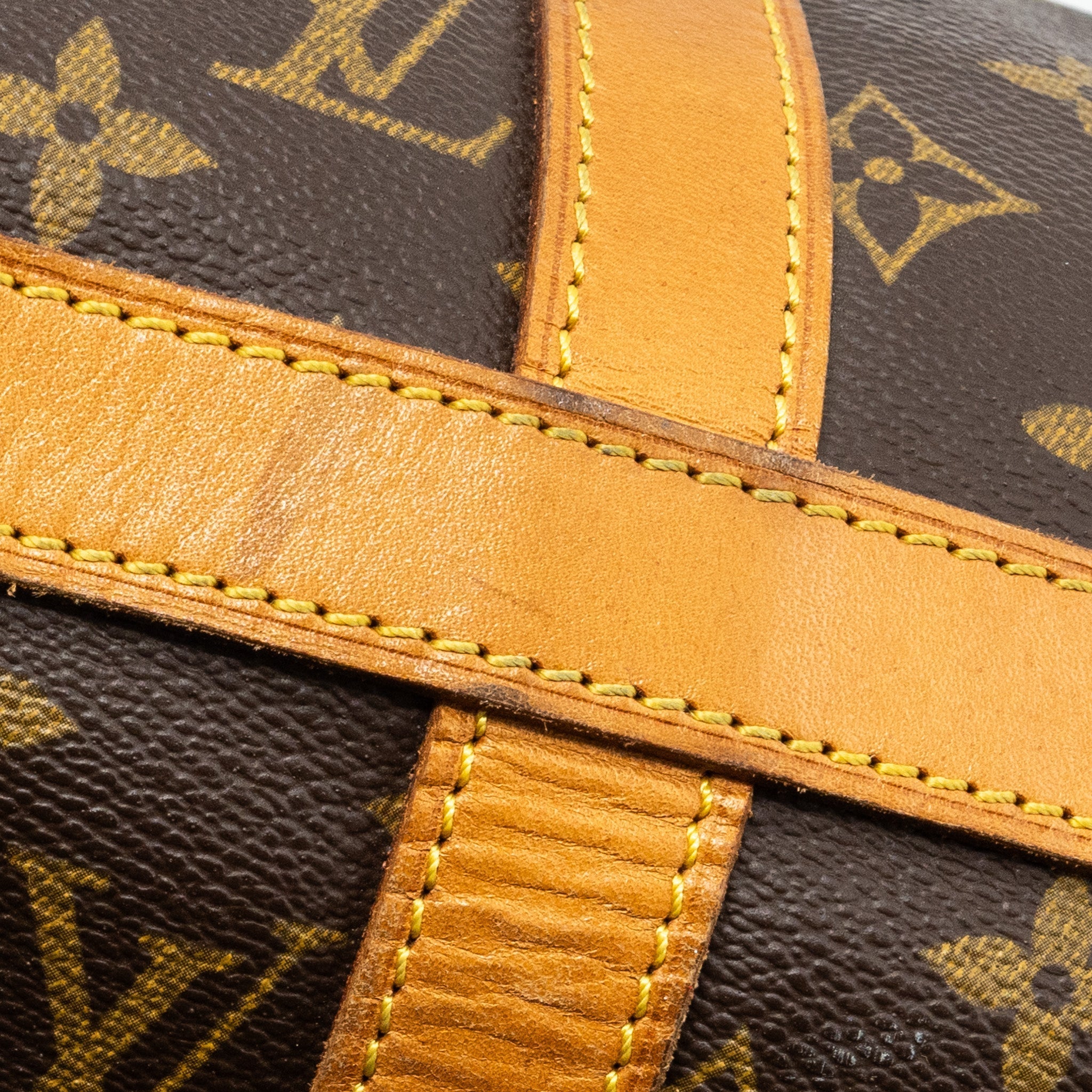 VINTAGE ZIPPER TRAVEL BAG MONOGRAM CANVAS GHW