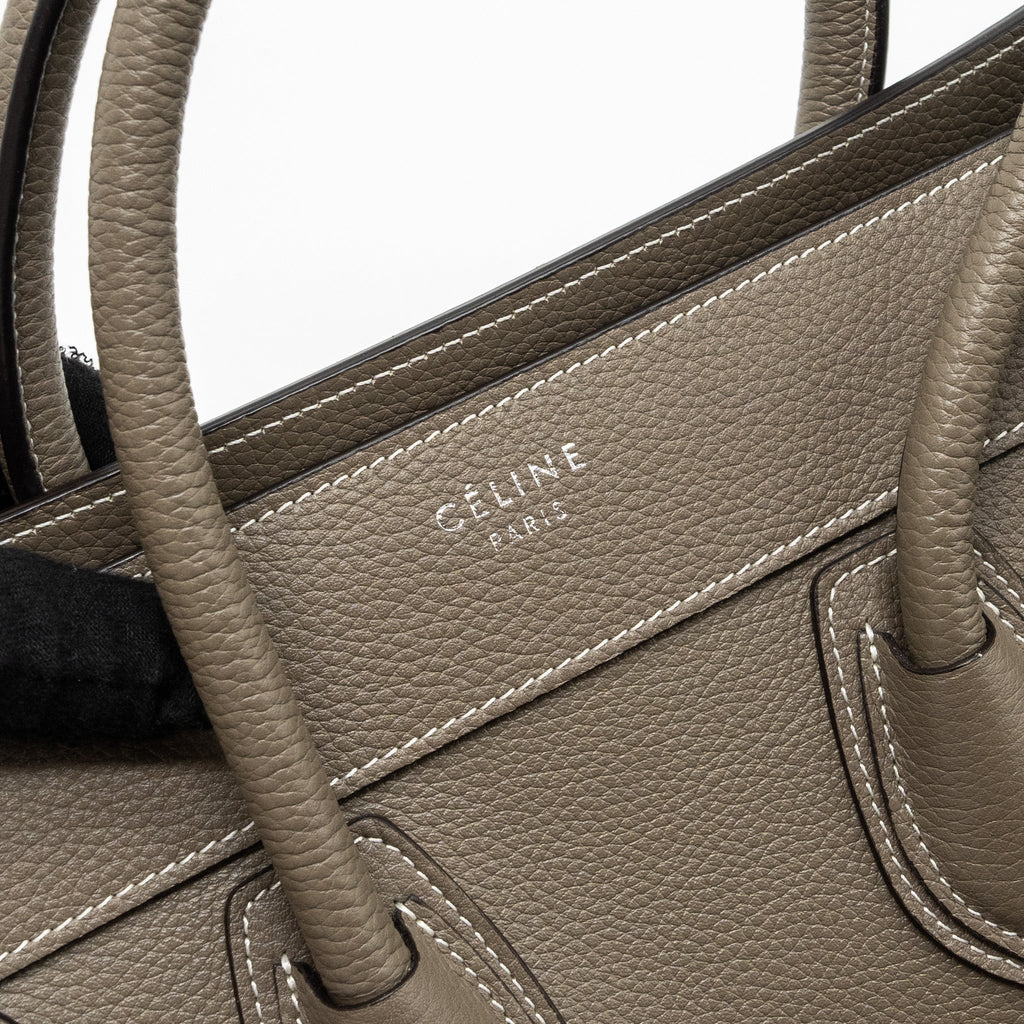 MICRO LUGGAGE BAG CALFSKIN GREY SHW
