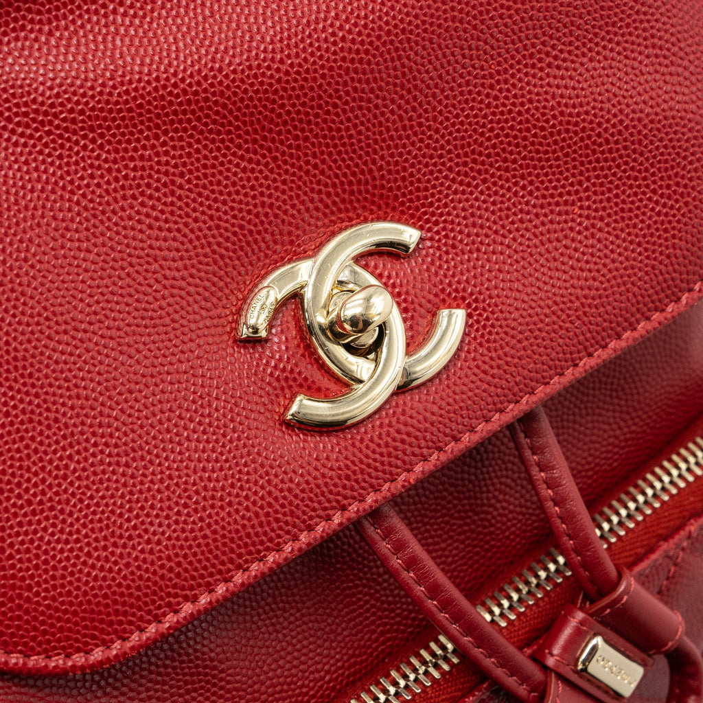 AFFINITY BACKPACK CAVIAR RED GHW