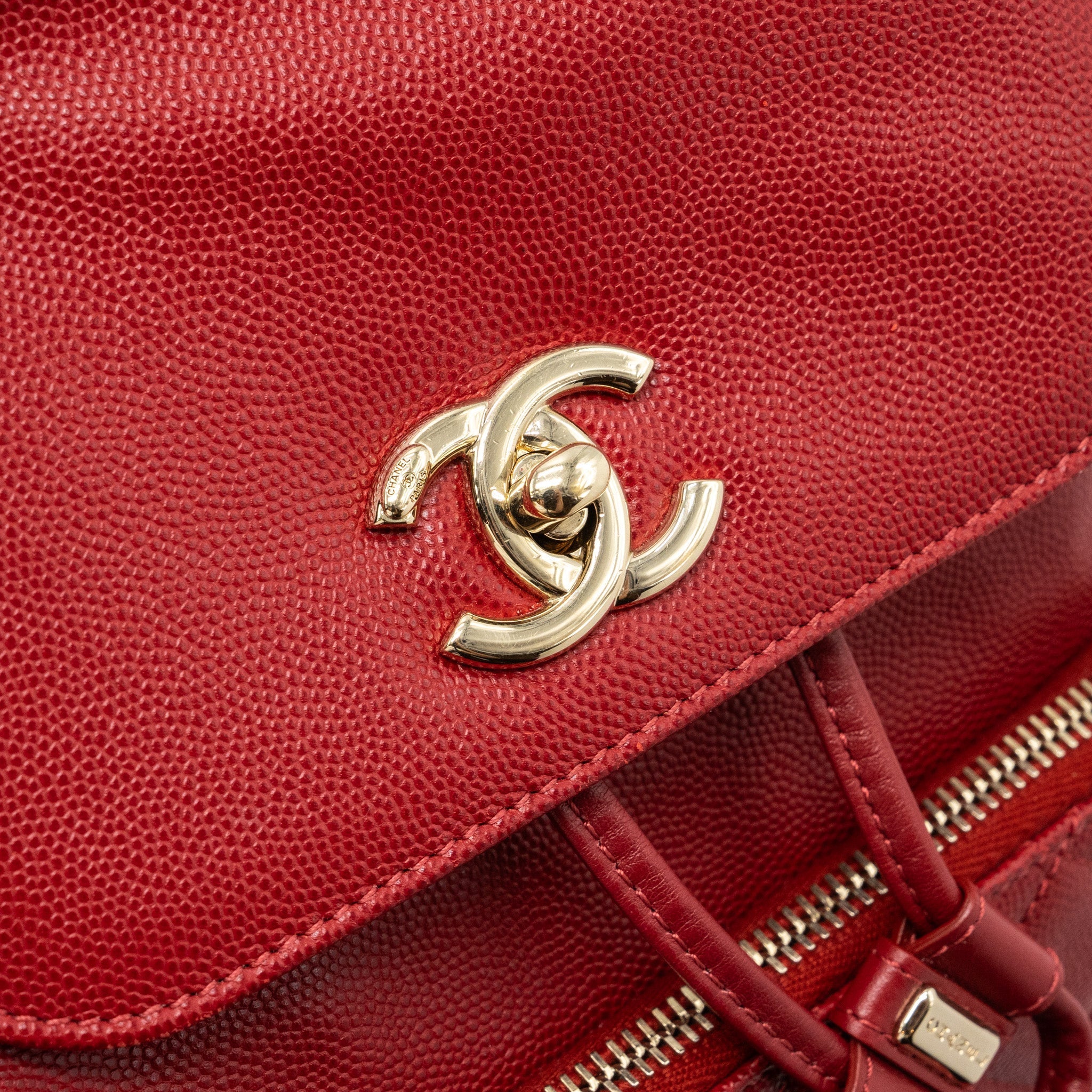 AFFINITY BACKPACK CAVIAR RED GHW
