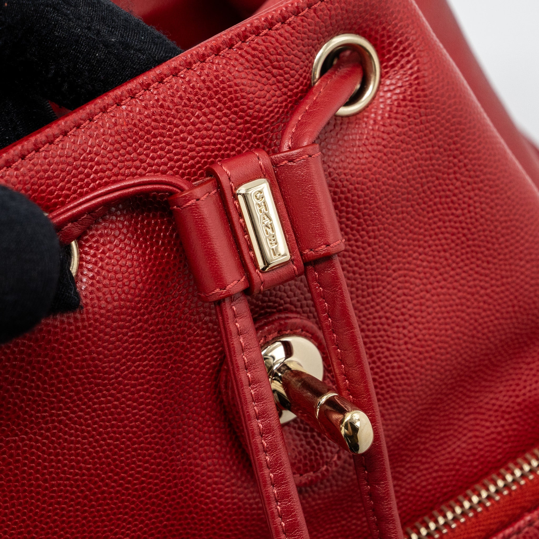AFFINITY BACKPACK CAVIAR RED GHW