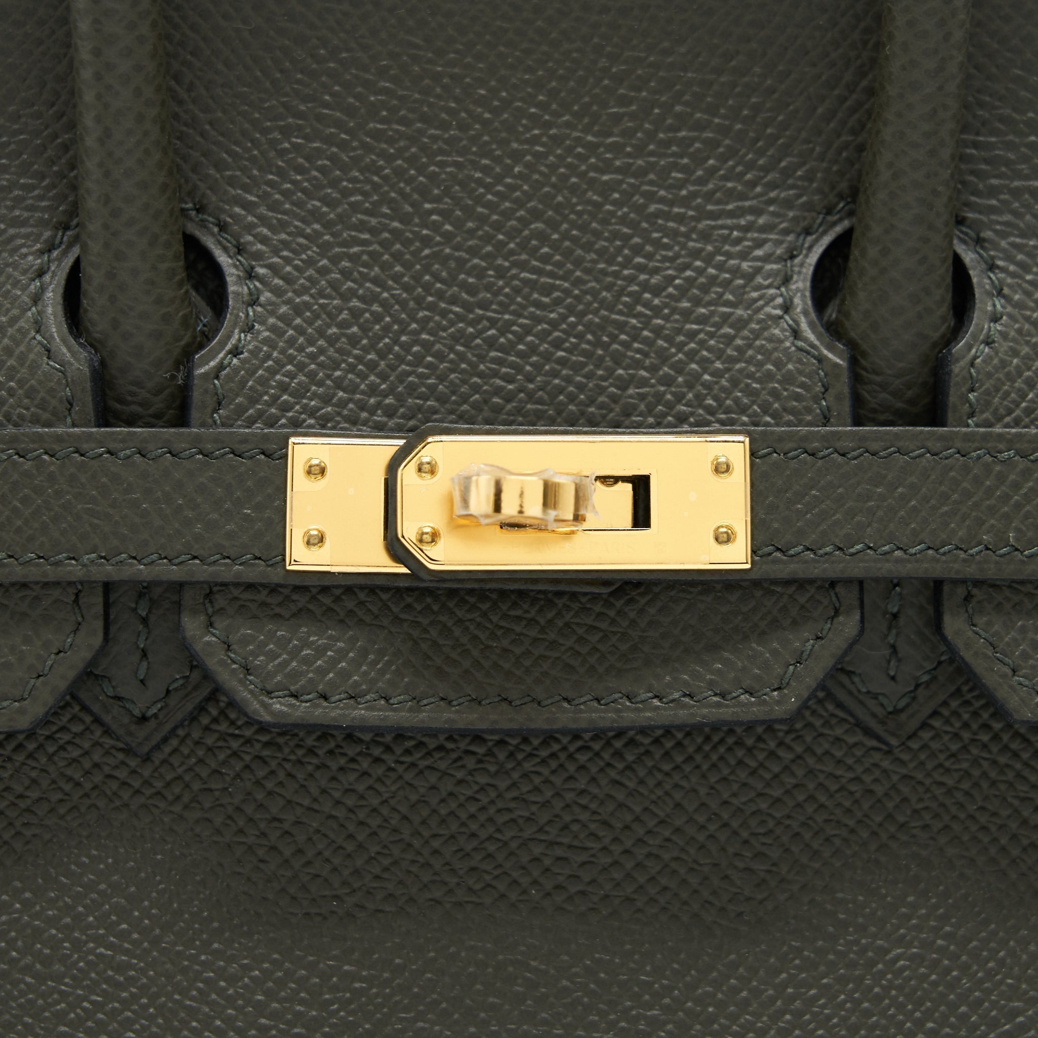 HERMES BIRKIN 25 C6 VERT DE GRIS EPSOM LEATHER GHW
