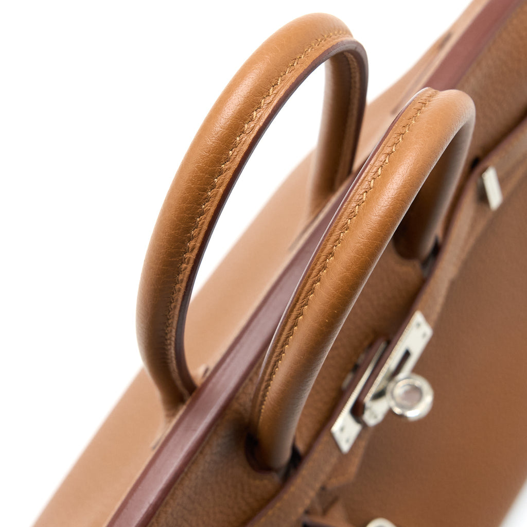 HERMES BIRKIN 25 OFFICER TOGO/SWIFT GOLD/AMBRE SHW