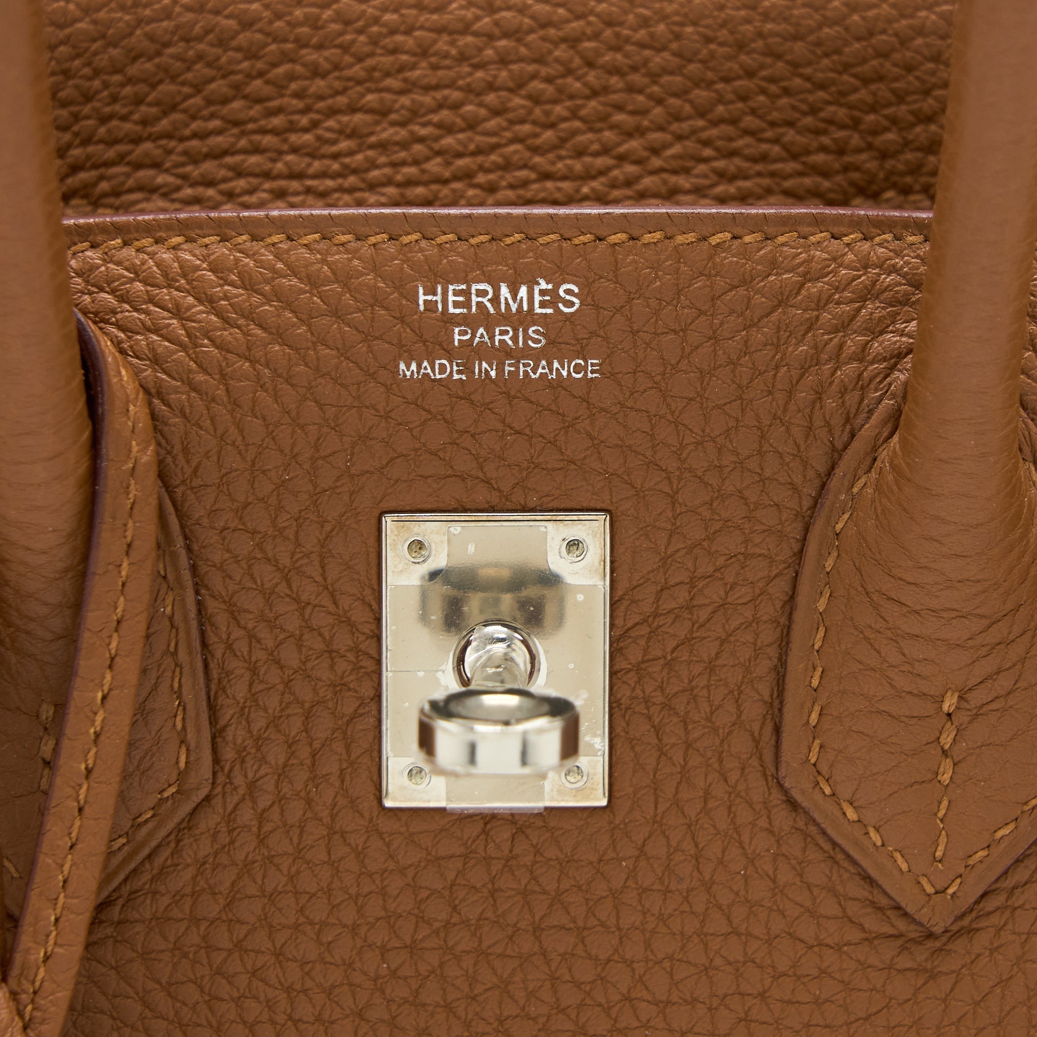 HERMES BIRKIN 25 OFFICER TOGO/SWIFT GOLD/AMBRE SHW