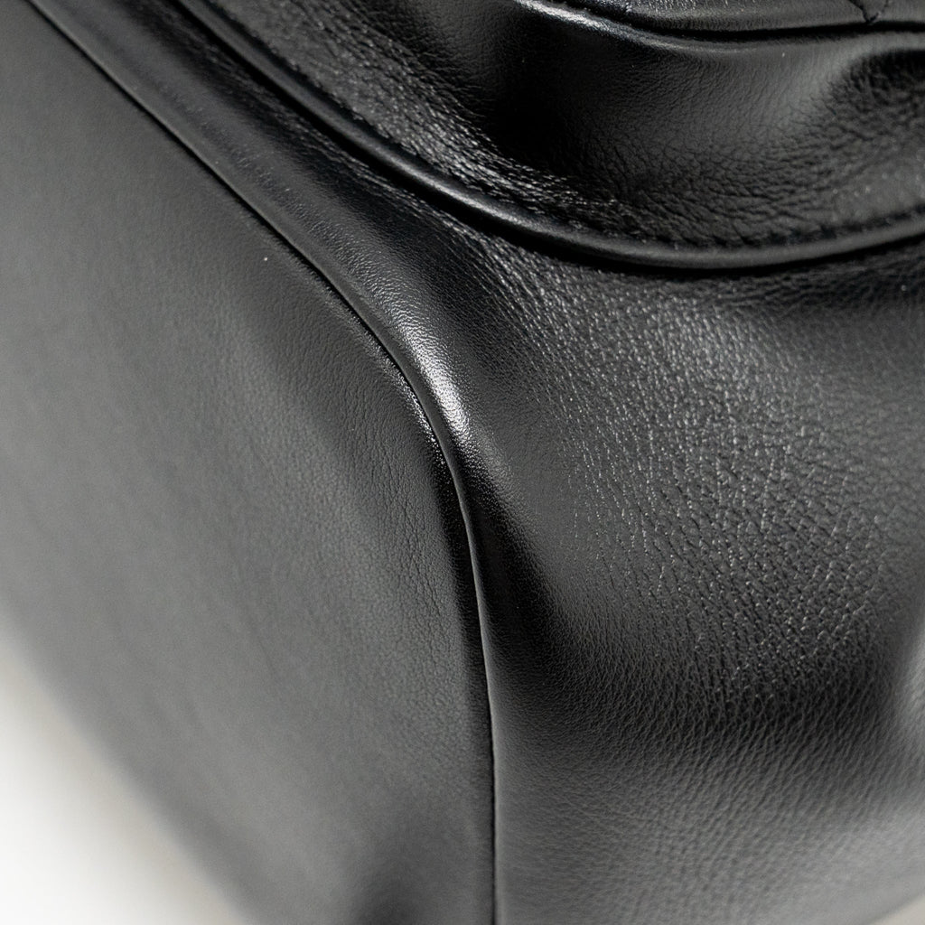 MINI DUMA BACKPACK CALFSKIN BLACK LGHW (MICROCHIP)