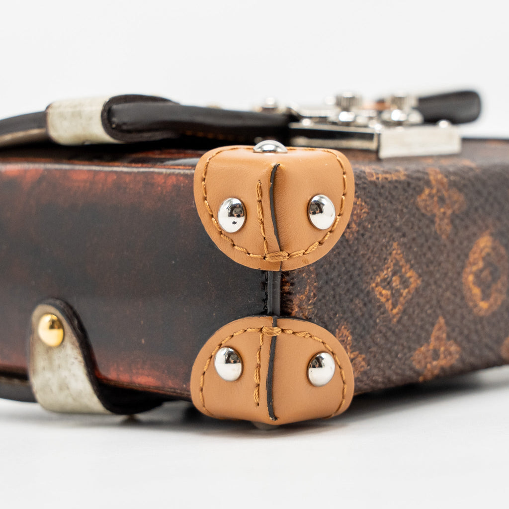 ESSENTIAL TRUNK MINI BAG/BAG CHARM MONOGRAM CANVAS MULTICOLOUR HARDWARE