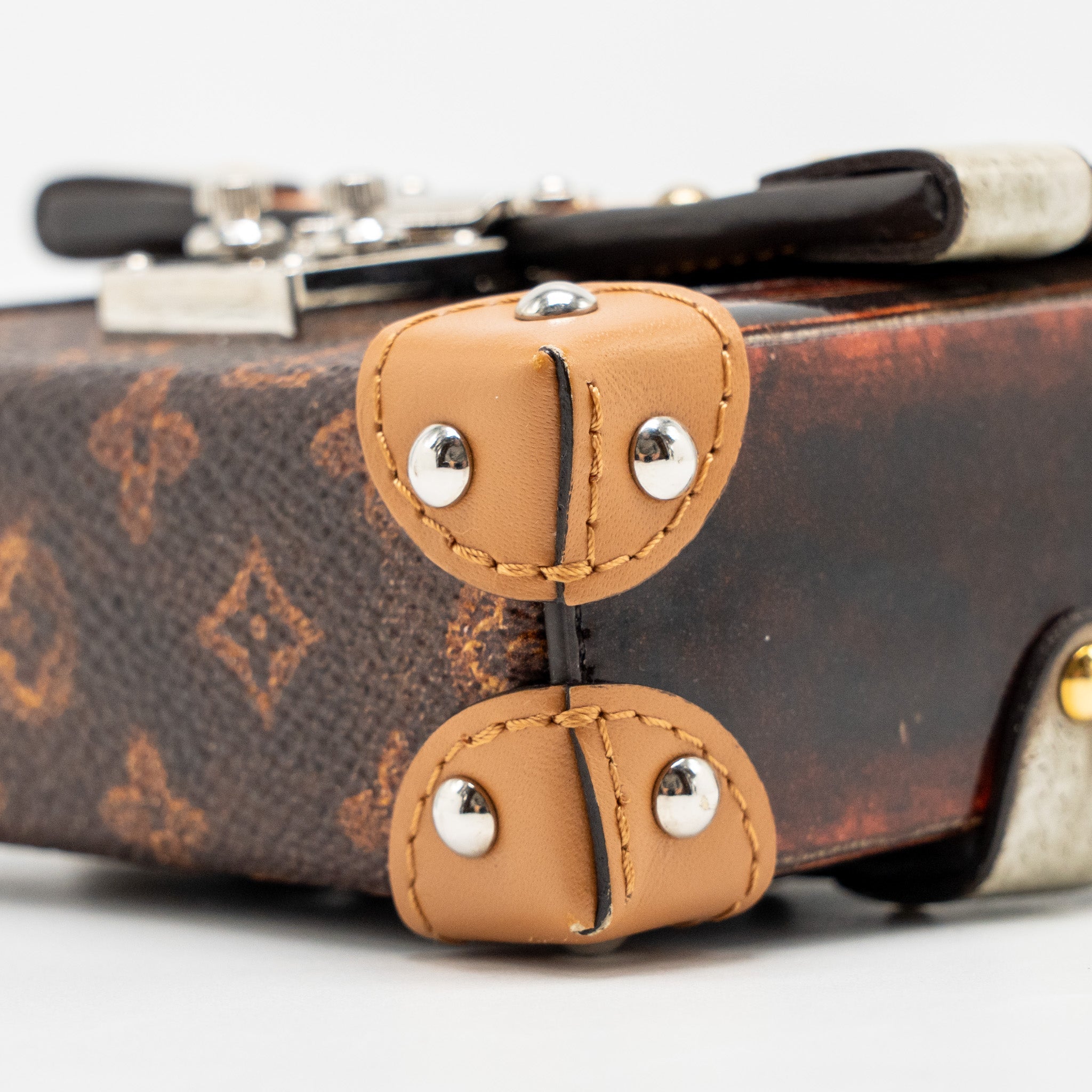 ESSENTIAL TRUNK MINI BAG/BAG CHARM MONOGRAM CANVAS MULTICOLOUR HARDWARE