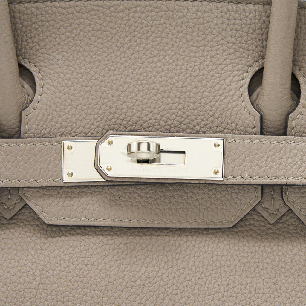 HERMES BIRKIN 30 TOGO M8 GRIS ASPHALT SHW