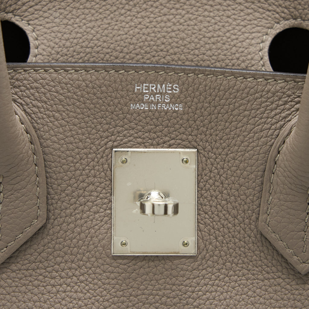 HERMES BIRKIN 30 TOGO M8 GRIS ASPHALT SHW