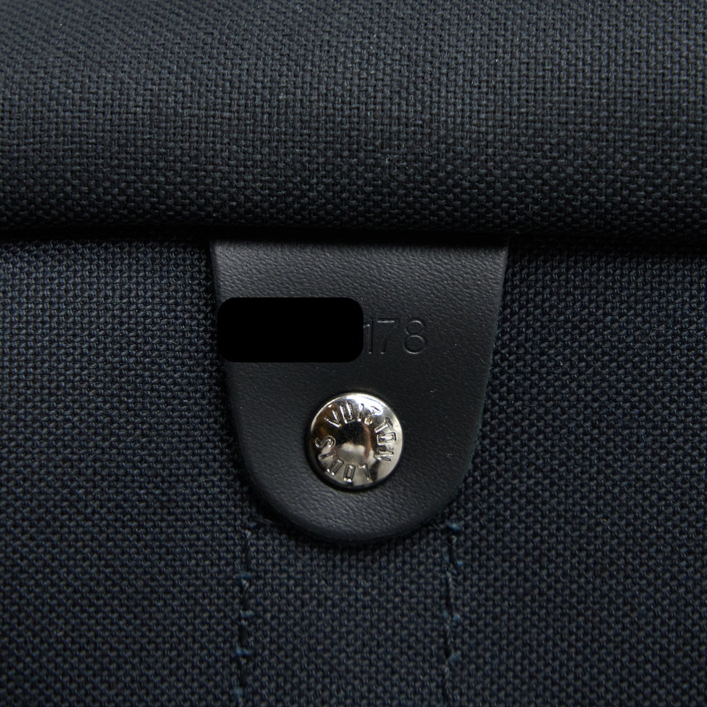 KEEPALL 55 WITH SHOULDER STRAP MONOGRAM ECLIPSE CANVAS SHW