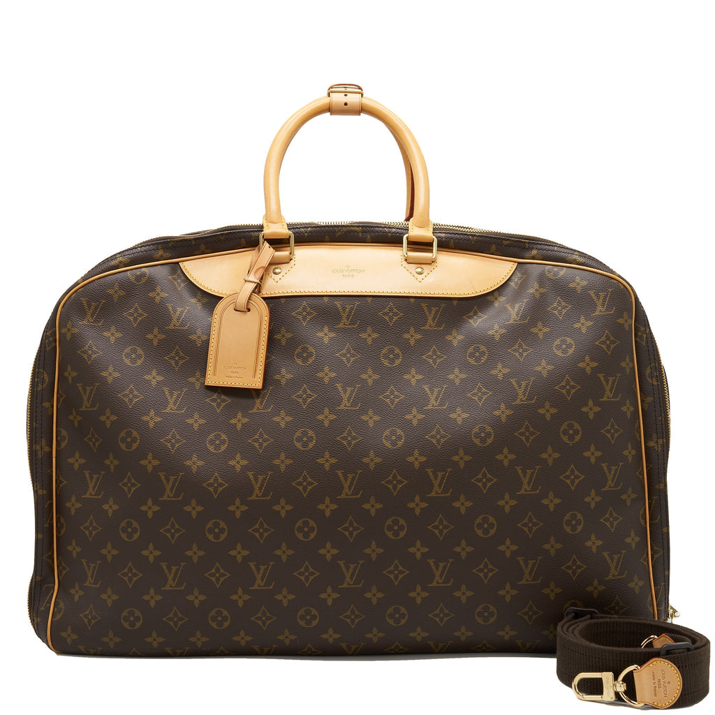 VINTAGE LUGGAGE BAG WITH STRAP MONOGRAM CANVAS YEAR 1997