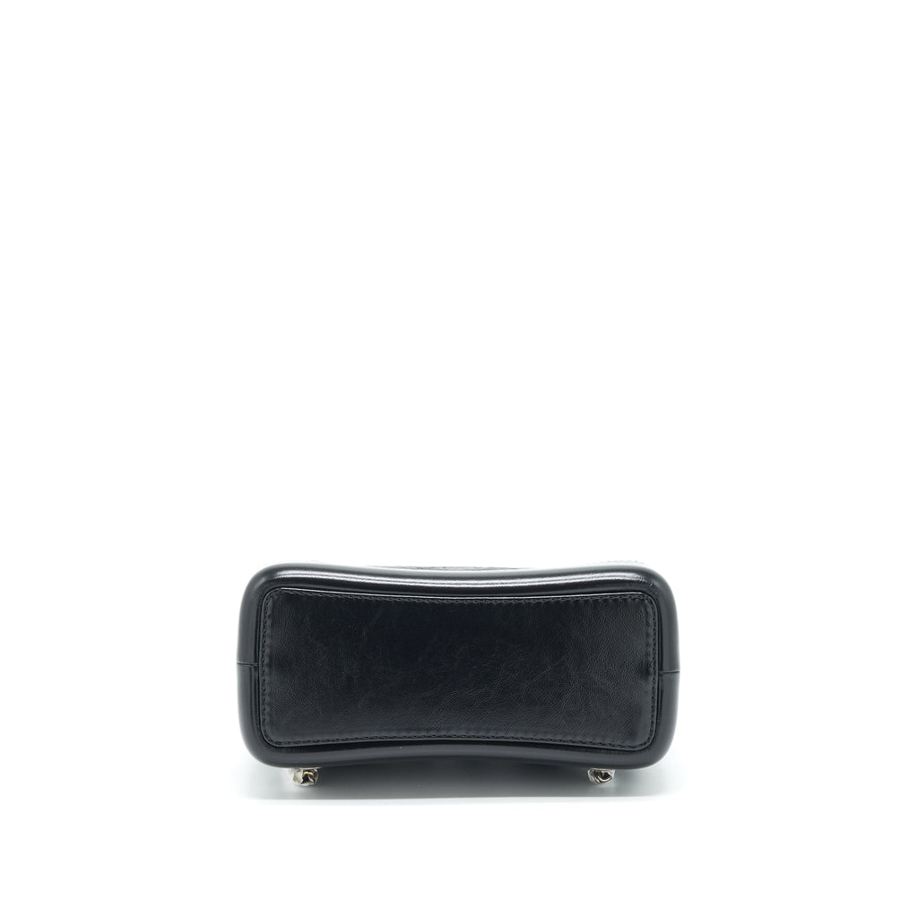 SMALL GABRIELLE BACKPACK CALFSKIN BLACK WITH MULTICOLOUR HARDWARE