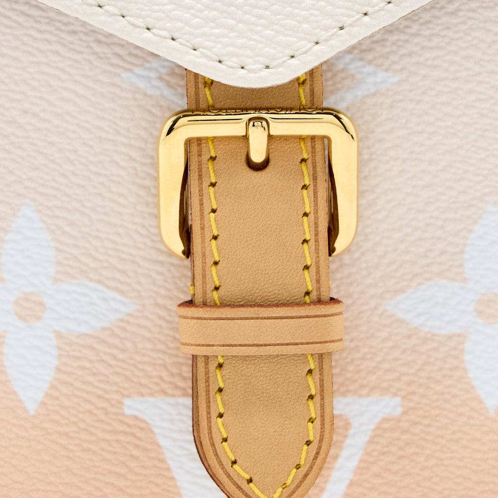 POOL BRUME MINI BACKPACK MONOGRAM COATED CANVAS GHW