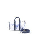 KEEPALL XS MONOGRAM WATERCOLOR BLUE CANVAS SHW