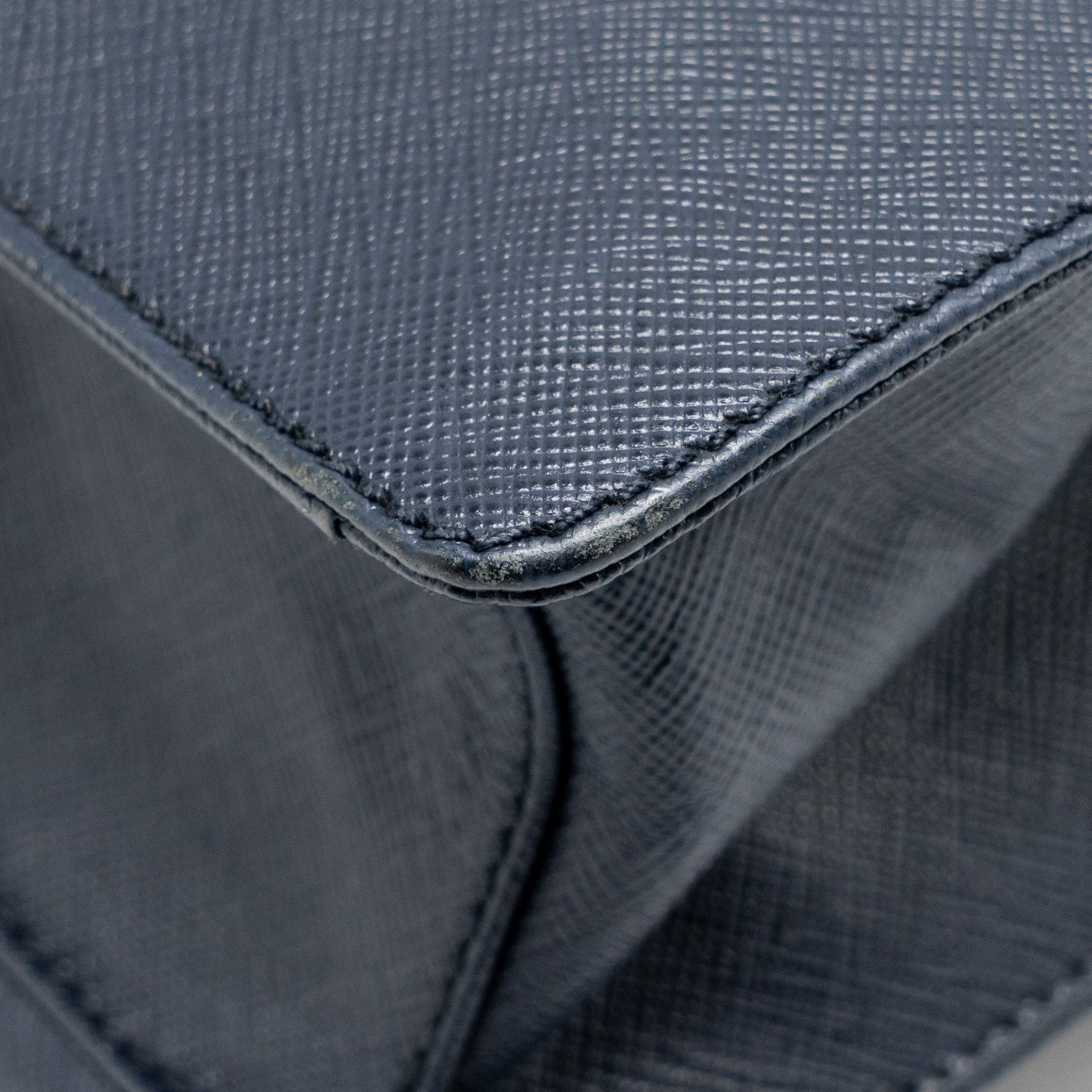 SAFFIANO TRAVEL BRIEFCASE CALFSKIN DARK BLUE SHW