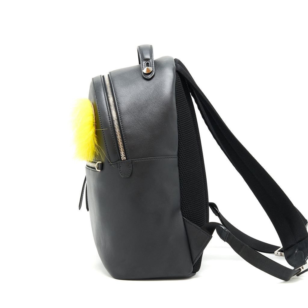 MONSTER BACKPACK BLACK/YELLOW FUR