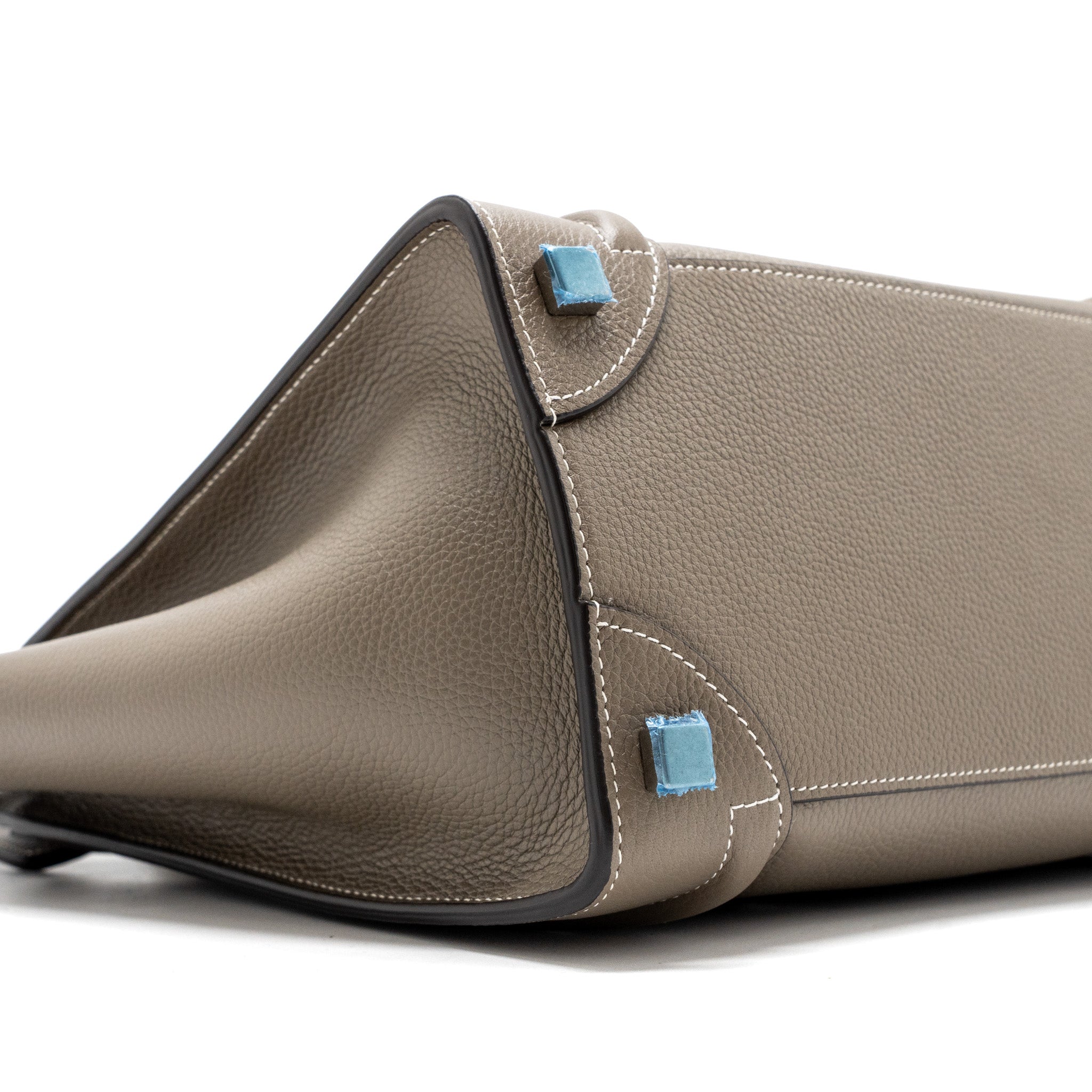 MICRO LUGGAGE BAG CALFSKIN GREY SHW