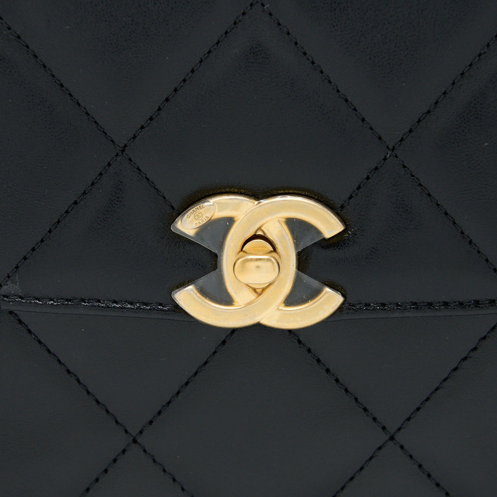 23P ADO BACKPACK LAMBSKIN BLACK GHW (MICROCHIP)